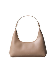 vaalea Calvin Klein foil logo olkalaukku Taupe