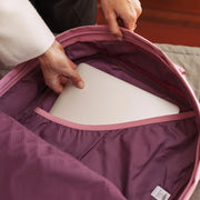 vaaleanpunainen CabinZero classic cabin rosa reppu 44l matkareppu iso pinkki