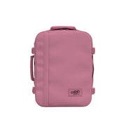 vaaleanpunainen cabinzero 8litrainen matkustusreppu pieni rosa reppu