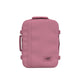 vaaleanpunainen cabinzero 8litrainen matkustusreppu pieni rosa reppu