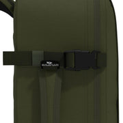 vihreä CabinZero keskikokoinen military matkustusreppu reppu 36l