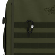 vihreä CabinZero military matkustusreppu reppu keskikokoinen 36l