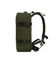 vihreä CabinZero military matkustusreppu reppu keskikokoinen 36l