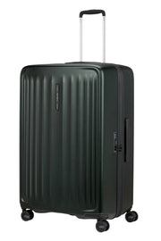 vihreä Samsonite fyrm iso matkalaukku laajennettava tummanvihreä