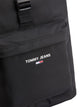 essential rolltop tommy jeans musta reppu