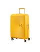 goldenyellow keltainen matkalaukku americantourister soundbox