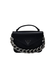 guess retour mini musta olkalaukku ketjulla