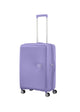 lila pienimatkalaukku lavender americantourister soundbox