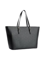 musta timeless tote iso tommy hilfiger
