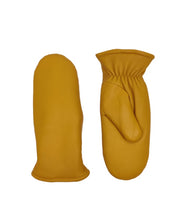 mutka naisten nahkakintaat keltainen teddyvuori