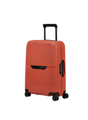 oranssi samsonite lentolaukku