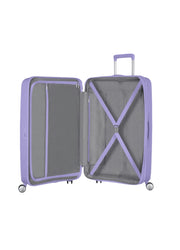 pienimatkalaukku americantourister soundbox lila lavender