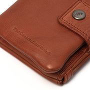 ruskea nahkalompakko metz chesterfield