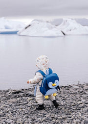 samsonite happy sammies pingviini reppu sininen lasten pieni