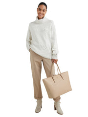 tommy hilfiger timeless tote nude