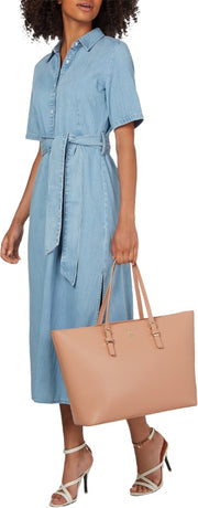 tommy hilfiger timeless työlaukku tote iso laukku nude