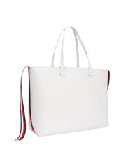tommy hilfiger valkoinen tommy tote iconic