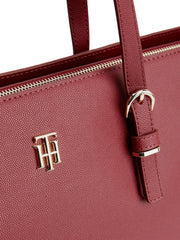 tommy hilfiger viininpunainen timeless tote