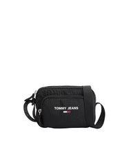 tommy jeans essential crossover musta pieni olkalaukku