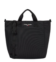 tommy jeans essential tote bag musta
