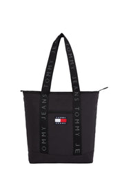 tommy jeans hertiage tote musta