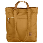 totepack fjallraven keltainen laukku